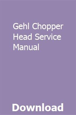 owners manual for mini chopper